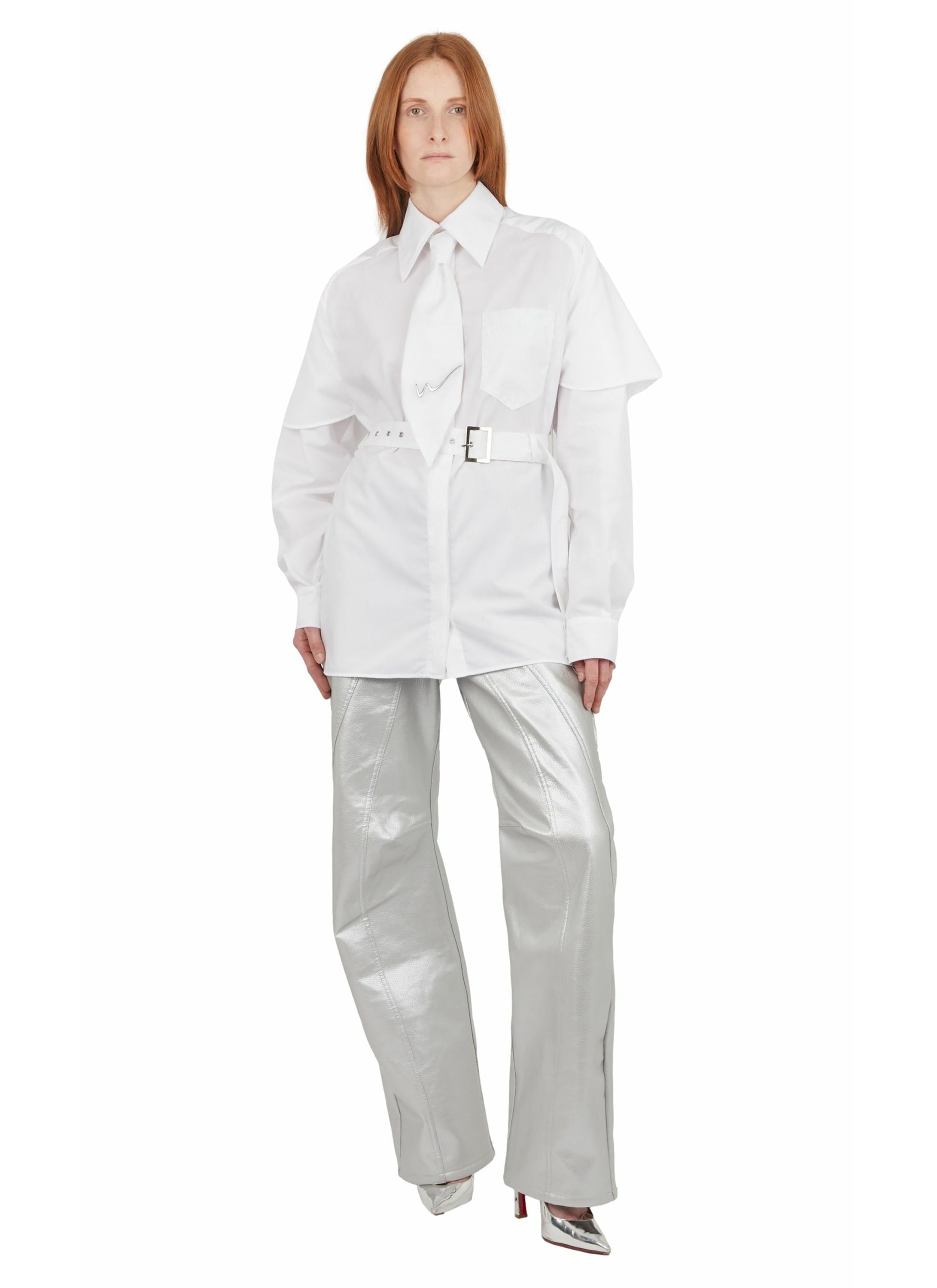 FITTED CAPED SHIRT