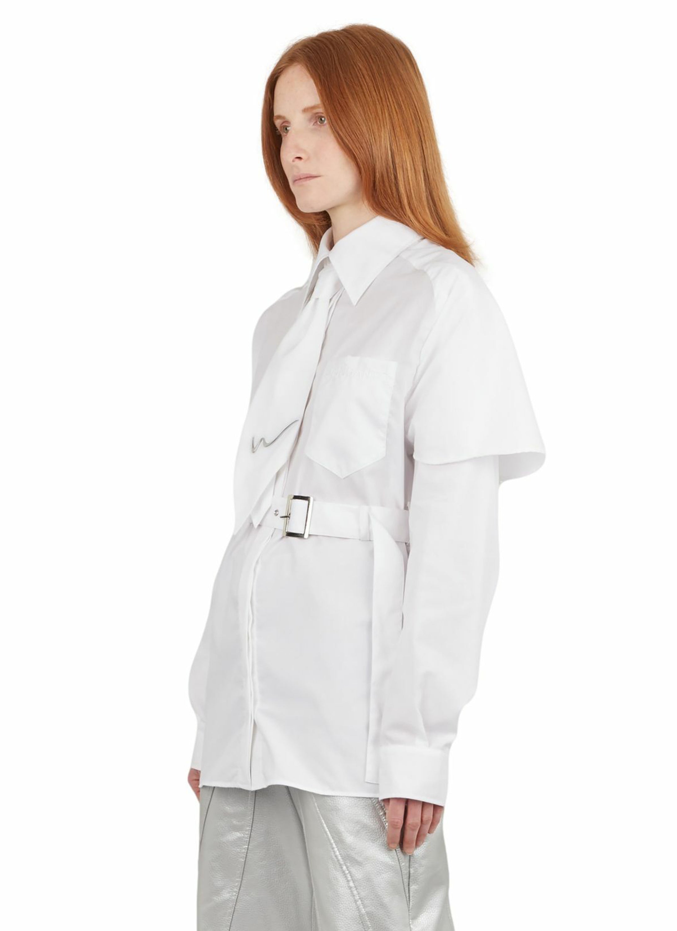 FITTED CAPED SHIRT